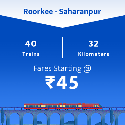 Roorkee To Saharanpur Trains